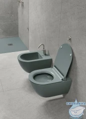 Унитаз подвесной GSI Pura 8815FR504  с сиденьем Soft Close (микролифт)