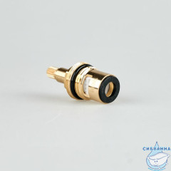 Кран-букса керамическая, 180°, 20 зубцов, G 1/2", M24, h=53 мм, IDDIS, 998CR531SM