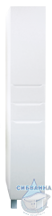 Пенал напольный 1Marka Кода 35 (2 ящика и 2 дверки) белый глянец