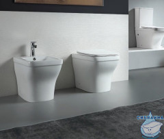 Унитаз приставной безободковый Aquatek Амадео AQ1964-00 с сиденьем Soft Close (микролифт)