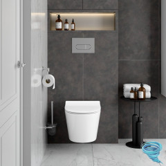 Унитаз подвесной со смывом торнадо VitrA M50 8302B003-6404 с сиденьем Soft Close (микролифт)