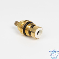Кран-букса для смесителя, керамика, 180°, 20 зубцов, G1/2", М24, h=52 мм, правая, IDDIS, 998CR521SMH