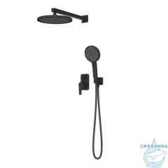 Душевая система Iddis Optima Home 250 1 режим OPHBL02i67 (черный матовый)