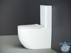 Унитаз напольный Ceramicanova Mia Rimless CN1801с бачком и сиденьем Soft Close (микролифт)