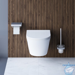 Унитаз подвесной безободковый Damixa Skyline с сиденьем Soft Close (микролифт) DX35C1700SC