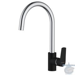 Смеситель для кухни Damixa Origin Balance 790720000 (без донного клапана) (хром/черный)