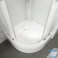 Душевая кабина Тритон Лайт 90х90 В профиль белый, стело лайт Щ0000061850