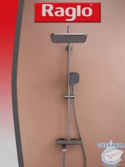 Душевая система Raglo 320 1 режим  R22.26.09 (графит)