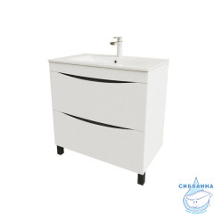 Тумба с умывальником, напольная, 80 см, белая, Cloud, IDDIS, CLO80WFi95K