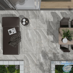 Плитка керамогранитная AZARIO ANTALYA GREY 60х120 Matt (P3211112140M)