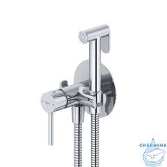 Встраиваемый смеситель с гигиеническим душем, хром глянцевый, IDDIS, 005SBR0i08
