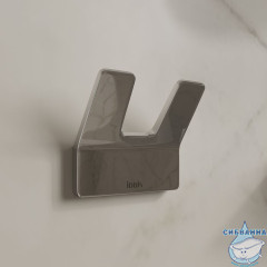 Крючок двойной, сплав металлов, Slide, хром, IDDIS, SLISC20i41