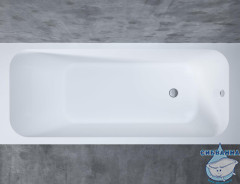 Ванна из искусственного камня Salini Orlando 170x70 (материал sapirit, белый глянцевый)