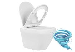 Унитаз подвесной безободковый Aquatek Лея AQ1199T-00 с сиденьем Soft Close (микролифт)