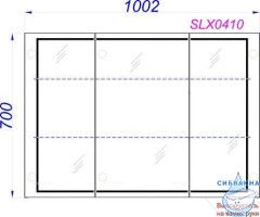 Шкаф-зеркало  Aqwella Simplex 100 SLX0410