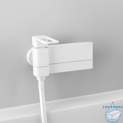 Смеситель для ванны Iddis Slide SLIWT00i02WA (белый матовый)