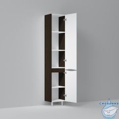 Шкаф пенал напольный Am.Pm Like 35 R венге/белый глянец M80CSR0356VF