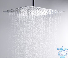 Верхний душ WasserKRAFT 400 1 режим (хром) A119