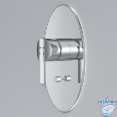 Встраиваемый смеситель для ванны AM.PM Awe F1585000 (хром)