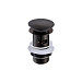 Донный клапан для раковины Aquatek AQ6001MB (черный матовый)