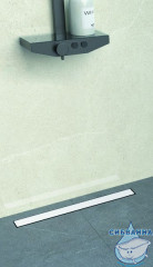 Дренажный трап для душа Pestan Frameless Line Matte White 950 решеткой 13701328