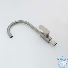 Смеситель для кухни Aquatek Ника AQ1882BGM (оружейная сталь)