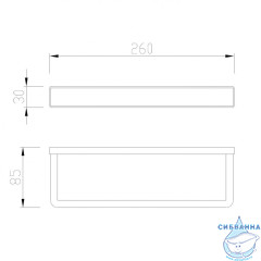 Полотенцедержатель ABBER Westen  AA1753G