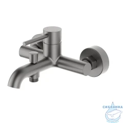 Смеситель для ванны Aquatek Европа AQ1340BGM (черный хром)