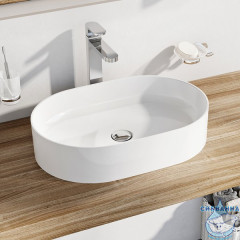 Раковина на столешницу 55 см Ravak Ceramic Slim O XJX01155001