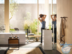 Смеситель для раковины напольный Hansgrohe Metropol 32530000 (без донного клапана)