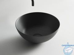  Раковина на столешницу 36 см Ceramicanova Element CN6004 (черный матовый)