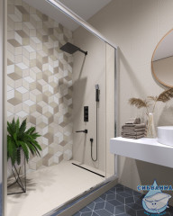 Душевая система Timo Petruma SX-5149/03SM 260 1 режим (черный матовый)