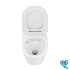 Унитаз подвесной со смывом торнадо VitrA M50 8302B003-6404 с сиденьем Soft Close (микролифт)