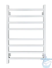Полотенцесушитель электрический Санприз Контур П8 50х80 (белый матовый) (подключение универсальное)