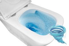 Унитаз напольный со смывом торнадо Azario Quadro с бачком и сиденьем Soft Close (микролифт) AZ-2175 UQ1