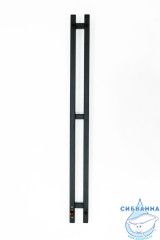 Полотенцесушитель электрический Grois Orso GR-124 11х120 П3 black mat R (черный матовый)