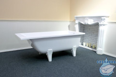 Ванна из искусственного камня Aqua de Marco Malta 167х78 (каменные ножки)