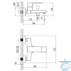 Душевое ограждение Veconi Rovigo 160x100 профиль графит, стекло прозрачное RV070GR-160100-01-C4 (без поддона)