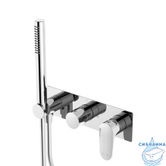 Встраиваемый смеситель для ванны Wasserkraft Dinkel 5877 (хром)