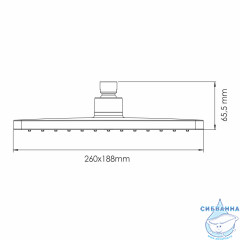 Верхняя душевая насадка A340