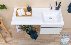  Раковина на стиральную машину Aquanet Даллас 120 R 235500