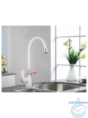 Смеситель кухни Frap F4453-03 (белый/хром)