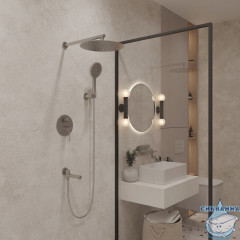 Душевая система Oliveeka Y-Line 300 1 режим OL-939017-BN (никель)