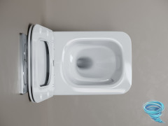 Унитаз подвесной безободковый Ceramicanova Miro CN11003T с сиденьем быстросъемным Soft Close (микролифт)