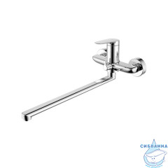 Смеситель для ванны с длинным изливом, глянцевый хром, Zodiac X, IDDIS, ZDXSBL2i10WA