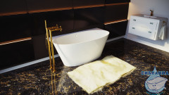 Ванна из литьевого мрамора Esse Mindanao 180x85