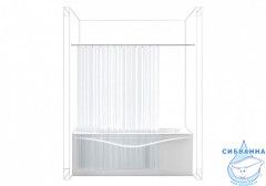 Карниз для ванны Aquanet Line 150