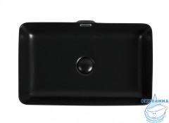 Раковина на столешницу 55 см Aquanet Perfect 273676 (черный)