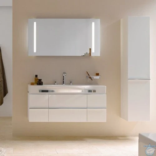 Тумба Laufen Palace 120 белый глянцевый с раковиной Laufen Palace 120