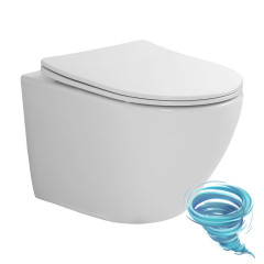 Унитаз подвесной безободковый  TONI ARTI Russi TA-1900T с сиденьем Soft Close (микролифт)